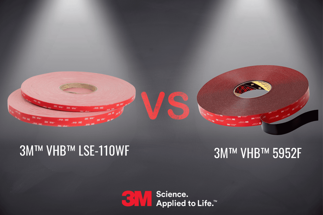 3M™ VHB™ LSE-110WF vs 3M™ VHB™ 5952F: Comparativa Técnica