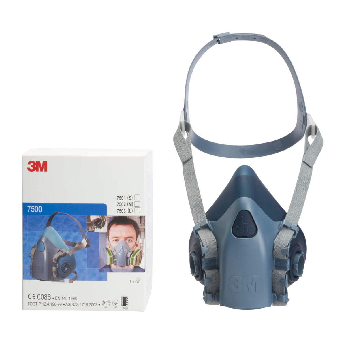 7503 PIEZA FACIAL 3M SILICONA MASC GRANDE