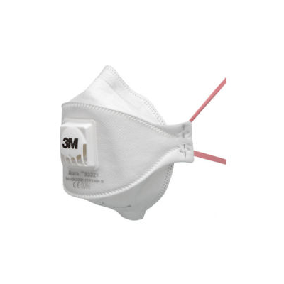 9332 MASCARILLA 3M FFP3 PLEGADA C/VALVULA