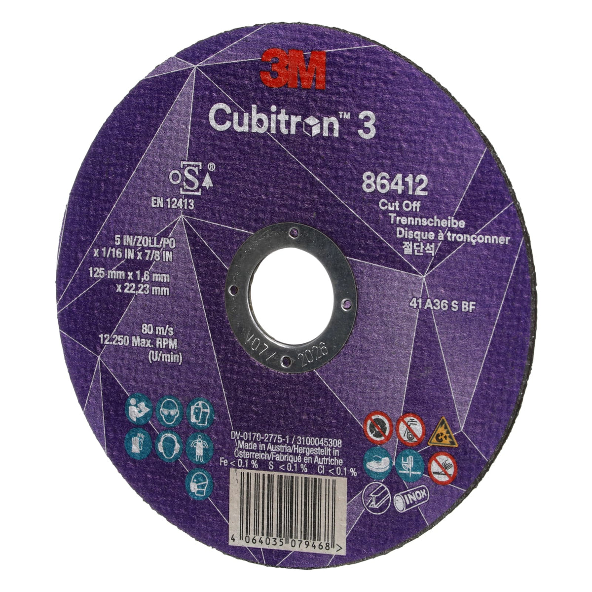 DISCO CORTE 3M CUB-3 T41