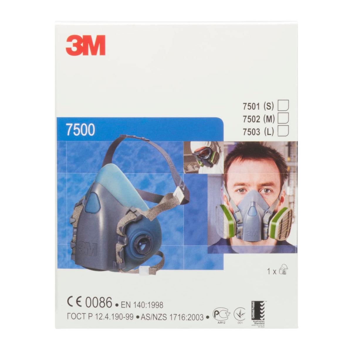 7503 PIEZA FACIAL 3M SILICONA MASC GRANDE